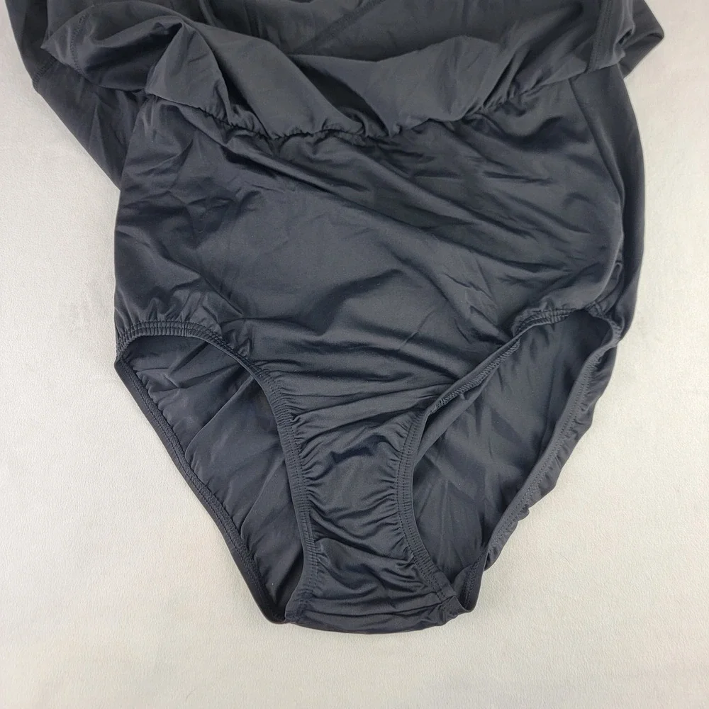 Swim365 Women Charcoal Grey Swim Skirt with Integrated Brief Size 16 NEW